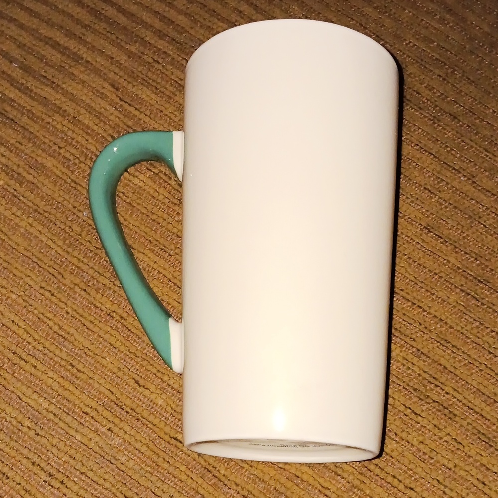 Starbucks Classic Logo Mug ■ Green Handle - Picture 2 of 6